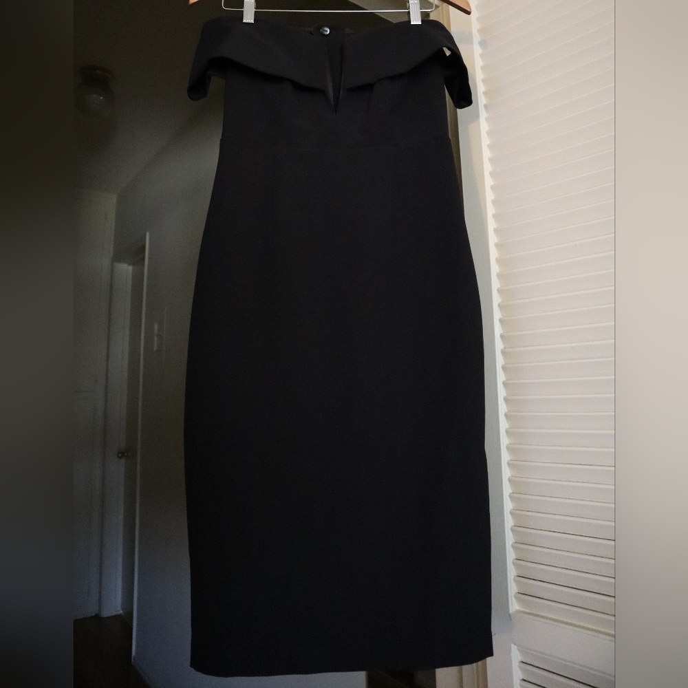 BARDOT Off Shoulder Black Dress